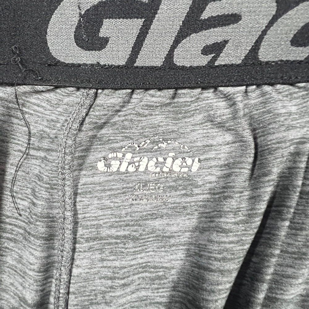 Glacier Jogger Pants Mens Extra Large Heathered Gray Tapered Leg Performance - Picture 8 of 12